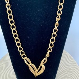 Vintage Napier Gold Tone Necklace